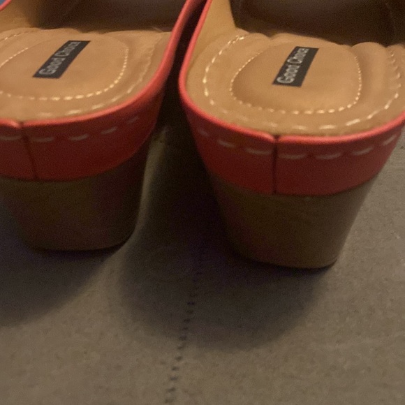 Floral pink wedge sandals - Good Choice size 9 - Picture 3 of 8